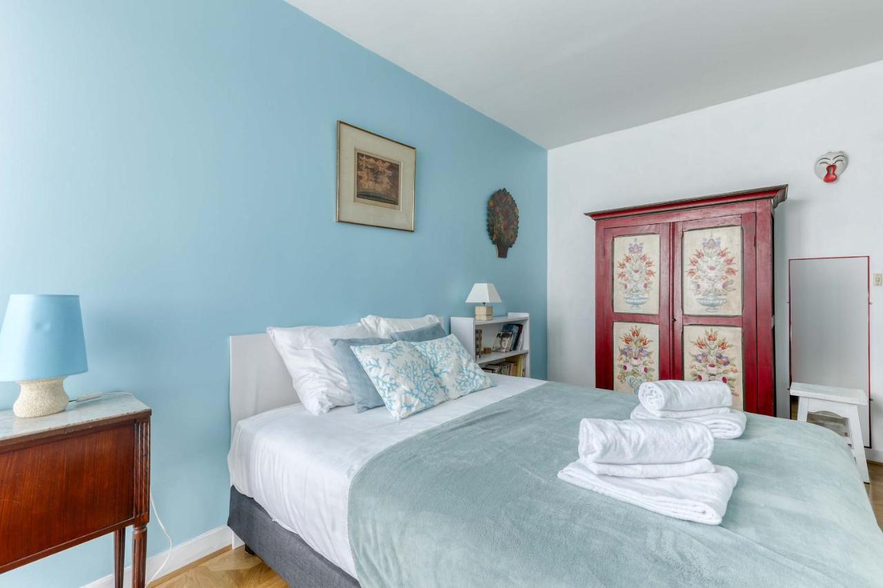 Ferienwohnung Large And Bright 2 Bdrs Flat With View - Paris 20 Exterior foto